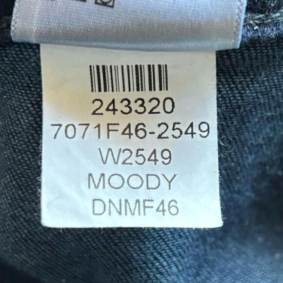 Paige Blue Jeans Blake Moody Straight Leg High Waist  Size 27 - Picture 12 of 14